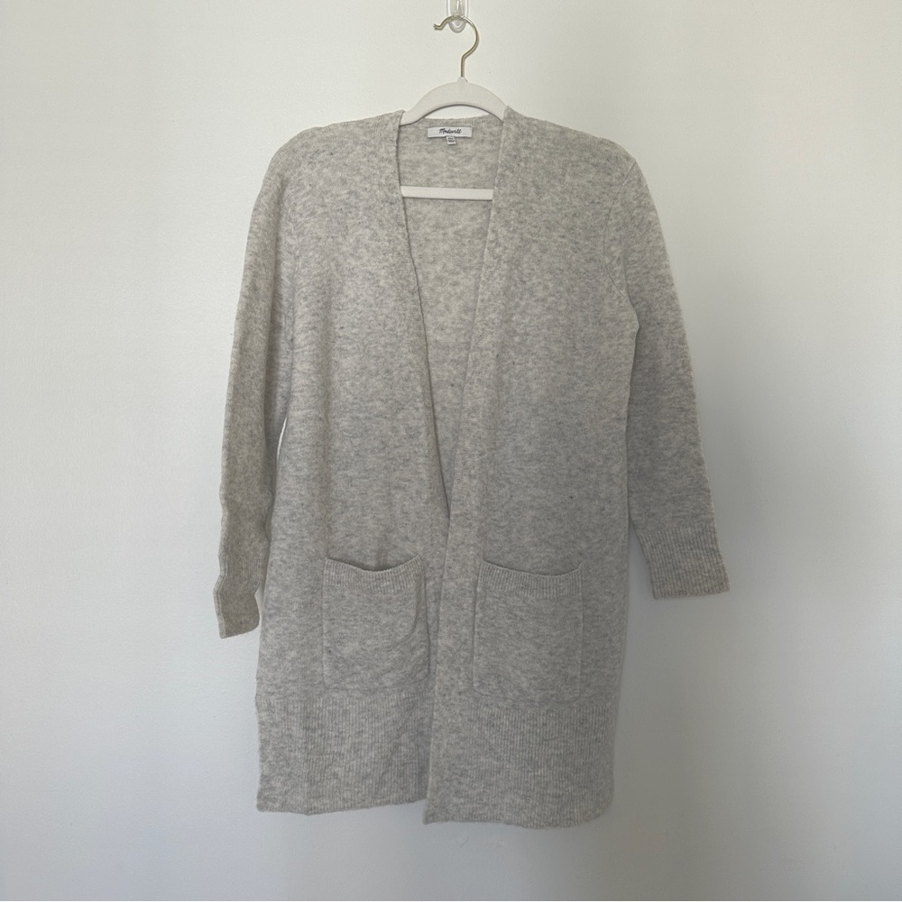 Madewell Merino Wool/Alpaca Blend Long Cardigan, size XXS